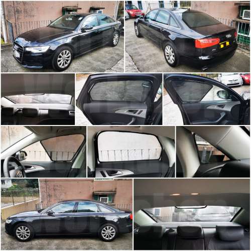Audi A6 全車濾光窗網太陽擋