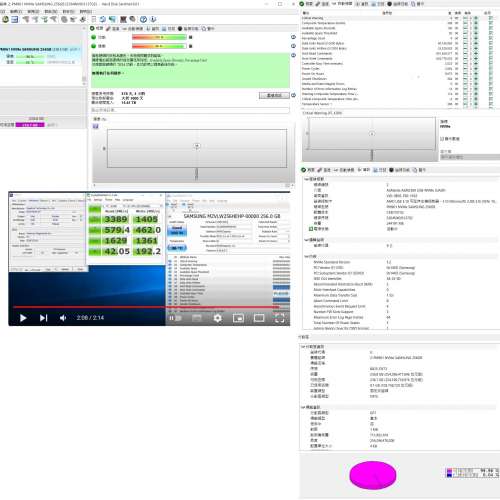 PCIe NVMe M.2 2280 SSD (Samsung,INTEL)