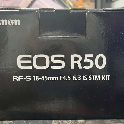Canon R50 連18-45mm F4.5-6.3 kit鏡