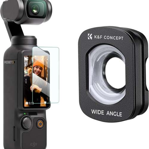 K&F Concept Wide Angle Lens For DJI Osmo Pocket 3 磁吸廣角鏡