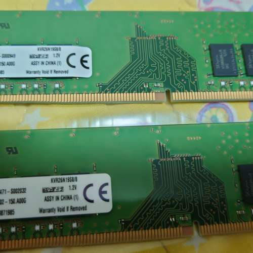 kingaton_ddr4_2666_8GB *2條