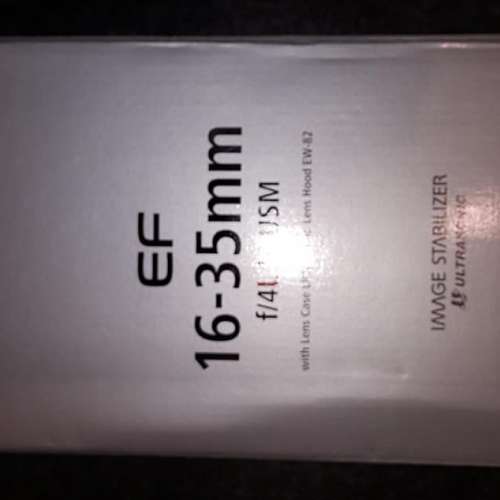 canon Ef 16-35 mm f/4l is usm