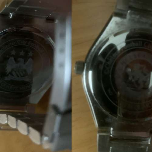 英超 曼城足球隊 + 車路士足球隊 不鏽鋼紀念手錶 每隻 HK$100.00