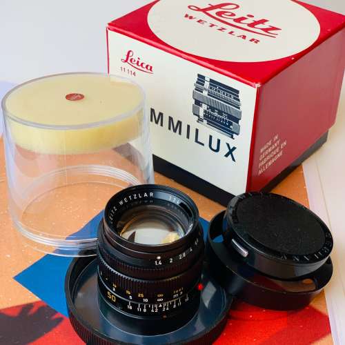 【Rare】Leica Summilux M 50mm f1.4 E43 V2 with Hood & Box