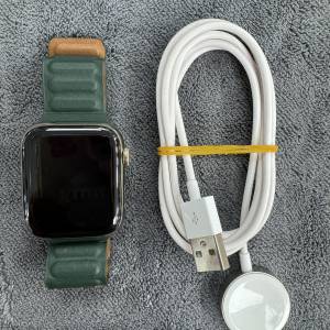 99%New Apple Watch S6 44MM LTE 不鏽鋼金色 香港行貨 自用首選