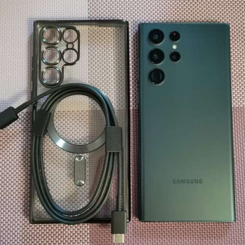 95％新 港行 Samsung S22 Ultra 5G (12+512GB) 綠色
