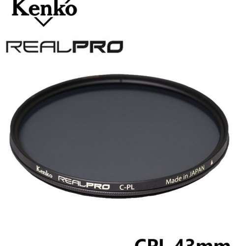 KENKO REAL PRO CPL C-PL Filter 偏光鏡 43mm  ( REALPRO ASC 防油污 日本制)