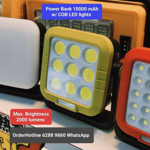 Power Bank 10000 mAh  w/ Super Bright LED Lights Premium Quality. 高品質輕便充...