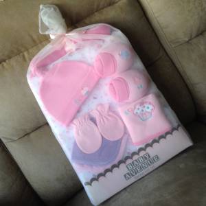 👶 Baby Blanket Gift Set for Newborns NEW 全新嬰兒套裝 粉紅 蛋糕 👶