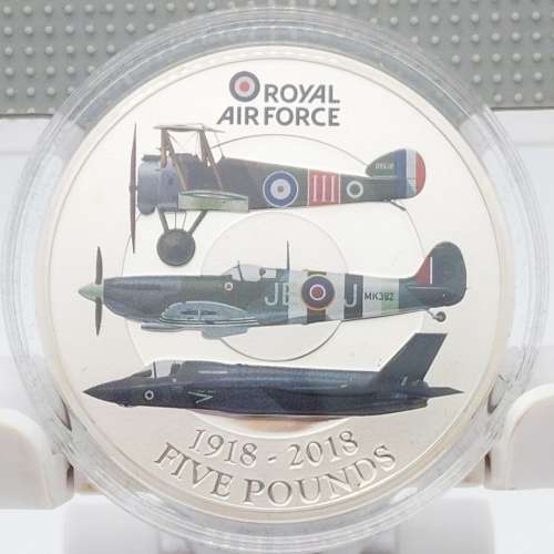 2018 Jersey Celebrating 100 years of The Royal Air Force Silver Proof £5 coin
