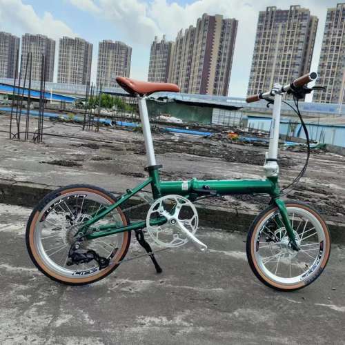 新款 FNHON KAD1609 9速 碟剎 16吋 349 鋁合金 折叠車 送水架前後蛙燈叮叮