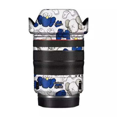 3M Sticker Film Cover For Canon RF 24-105mm f/4L IS USM 鏡頭保護貼 - 藍白手套