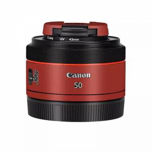 3M Sticker Film Cover For Canon RF 50mm F1.8 STM 鏡頭保護貼 - Red 紅色