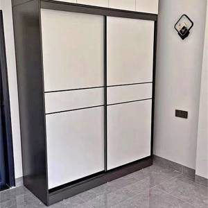1 Solid wood wardrobe, storage multi-functional, clearance handling9