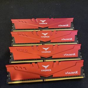 T-Force Vulcan Z DDR4 64GB Ram (16GB x4) 3600MHz