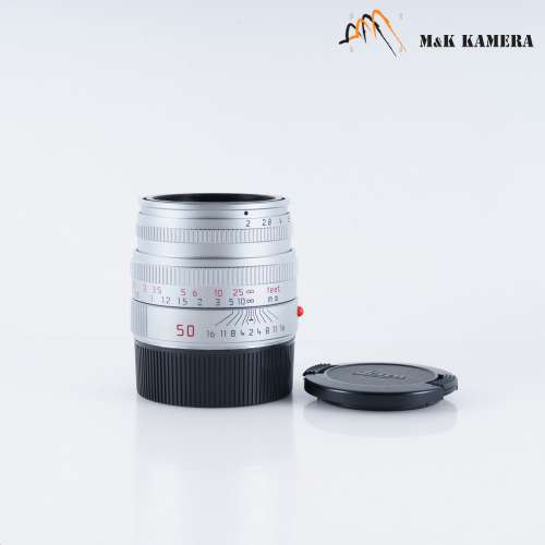 黃銅打造銀色鏡頭Leica Summicron-M 50mm F/2.0 V Silver Lens Yr.1996 Germany 11...