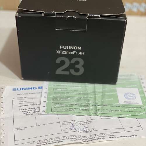 Fujifilm XF23mm F1.4 行貨