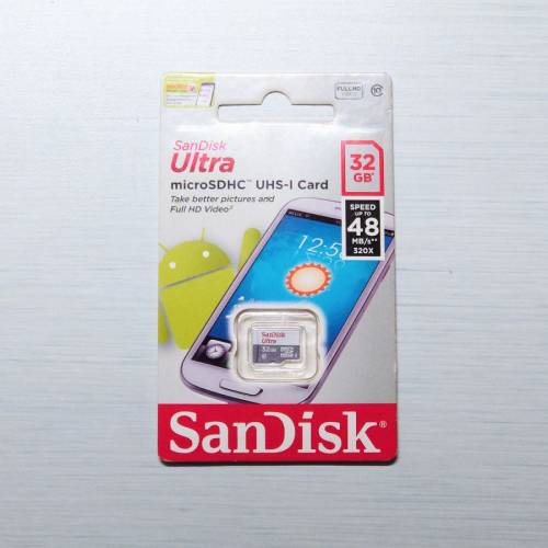 SanDisk Ultra microSDHC UHS-I Card 32GB