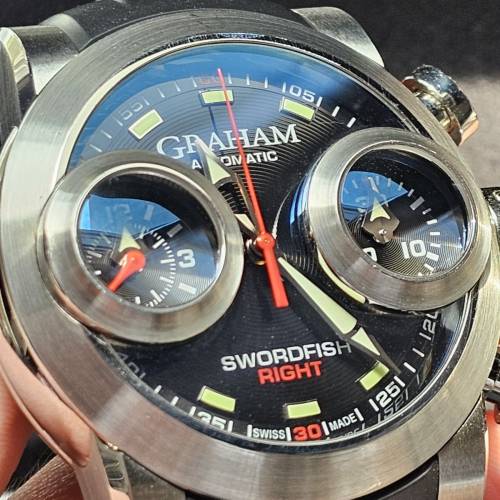 Graham Swordfish chronograph 機械計時錶