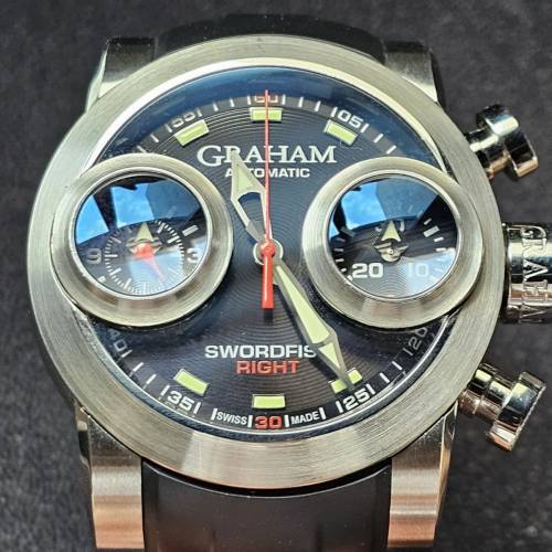 Graham Swordfish chronograph 機械計時錶