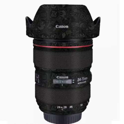Lens Skin Decoration 3M Sticker Film Cover For Canon EF 24-70mm f/2.8L II USM ...