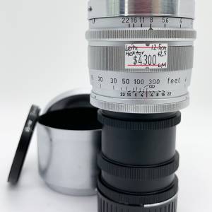 99% New Leica Leitz Hektor 12.5cm F2.5手動鏡頭, 深水埗門市可購買