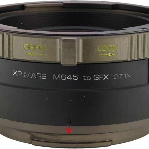 XPIMAGE Speed Booster M645 - GFX 0.71 Reducing Lens Adapter Ring 減焦增光接環