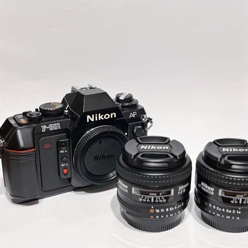 Nikon F501 + AFD 35mm F2 + AFD 50mm F1.4