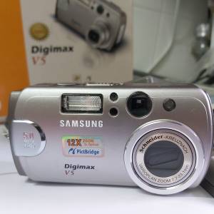 Samsung Digimax V5, made in Korea, 5M resolution全套