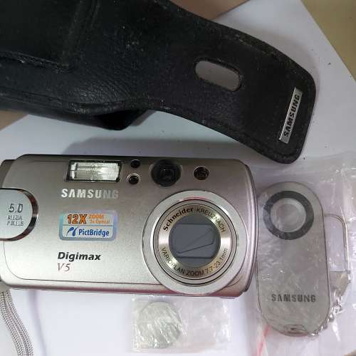 Samsung Digimax V5, made in Korea, 5M resolution全套