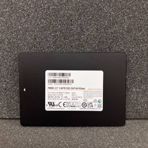 Samsung PM883 3.84TB SSD 2.5″ SATA (MZ7LH3T8HMLT-00AK5)