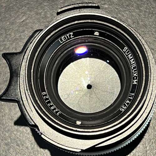Leica summilux-m 35mm f1.4 pre-a late Canada version lens with hood
