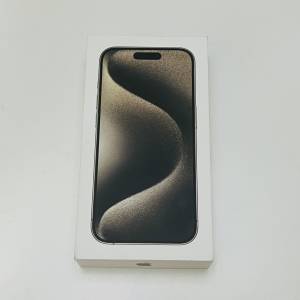 100％全新 iphone 15 pro 原色 128GB （香港行貨）