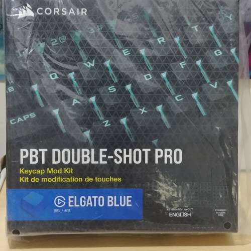 Corsair PBT DOUBLE-SHOT PRO Keycap Mod Kit (Blue)