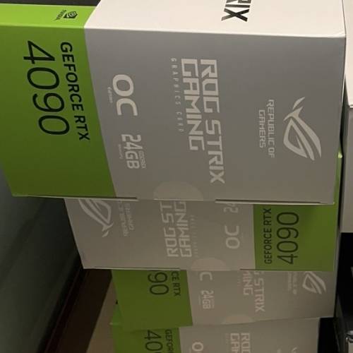 出一批全新海外版 4090，有華碩，微星，技嘉~