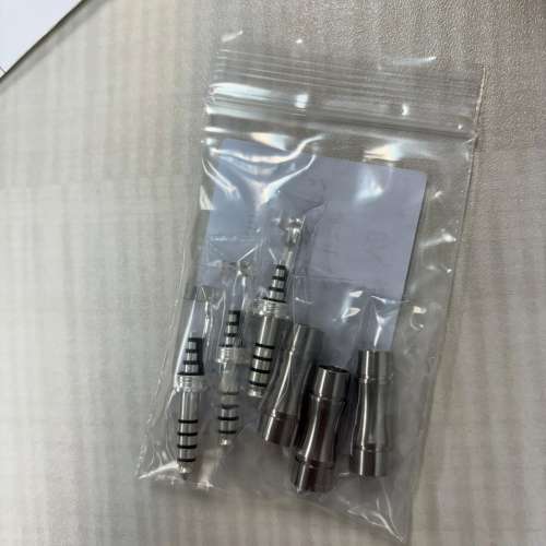 全新未焊4.4插頭 Bispa鍍銀