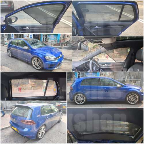 Volkswagen Golf 全車磁石濾光窗網太陽擋
