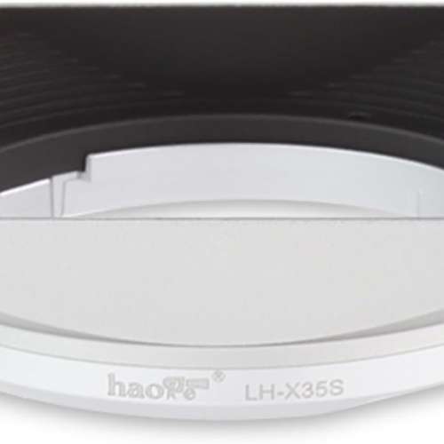 Haoge LH-X35 Bayonet Square Metal Lens Hood For Fujifilm 銀色方形遮光罩