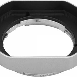 Haoge LH-X35NS Bayonet Square Metal Lens Hood 銀色方形遮光罩