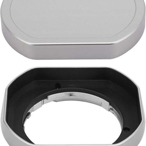 Haoge LH-X35NS Bayonet Square Metal Lens Hood 銀色方形遮光罩