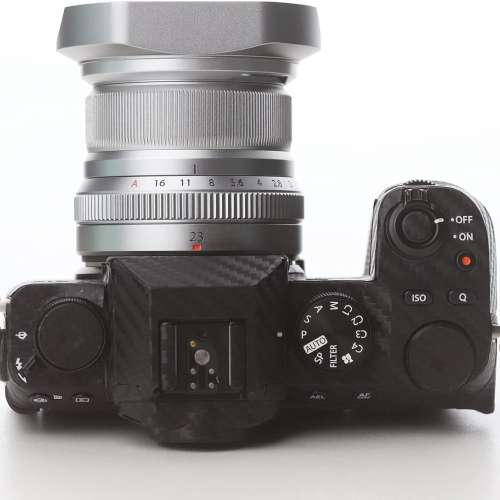 Haoge LH-X35NS Bayonet Square Metal Lens Hood 銀色方形遮光罩