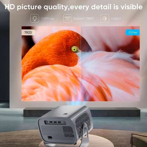 Projector 4K (Newly Upgraded) with Wifi Connection (2.4G/5G Dual Band)