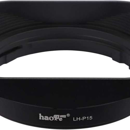 Haoge LH-P15 Bayonet Square Metal Lens Hood For Panasonic SUMMILUX 15mm f/1.7