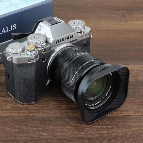 Haoge LH-X13 Bayonet Square Metal Lens Hood For Fujifilm 1855 方形遮光罩
