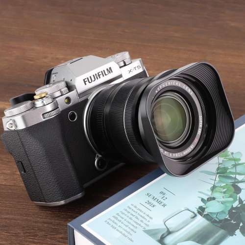 Haoge LH-X13 Bayonet Square Metal Lens Hood For Fujifilm 1855 方形遮光罩