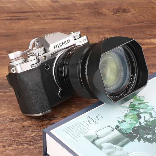 Haoge LH-X18N Bayonet Square Metal Lens Hood For Fujifilm 16-80mm F4 方形遮光罩