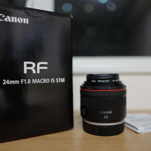 平售99.9%新 Canon RF 24mm F1.8 Macro IS STM 送 filter