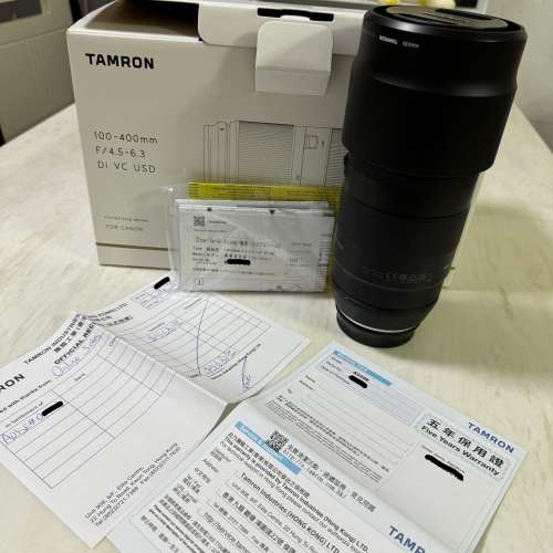 騰龍 TAMRON 100 - 400 mm F/ 4.5-6.3 Di VC USD 鏡頭