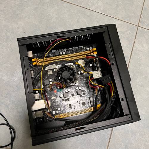 BioStar A10N-8800E (Ver. 6.0) ITX with ITX case and power