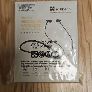 全新！HIFiMan bw600頸掛式無線耳機